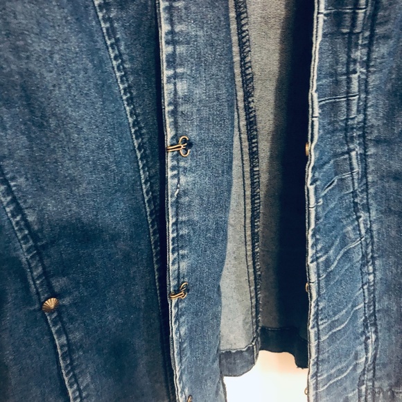 Vintage Women's Blujean Jacket Long Sleeves - Picture 6 of 14